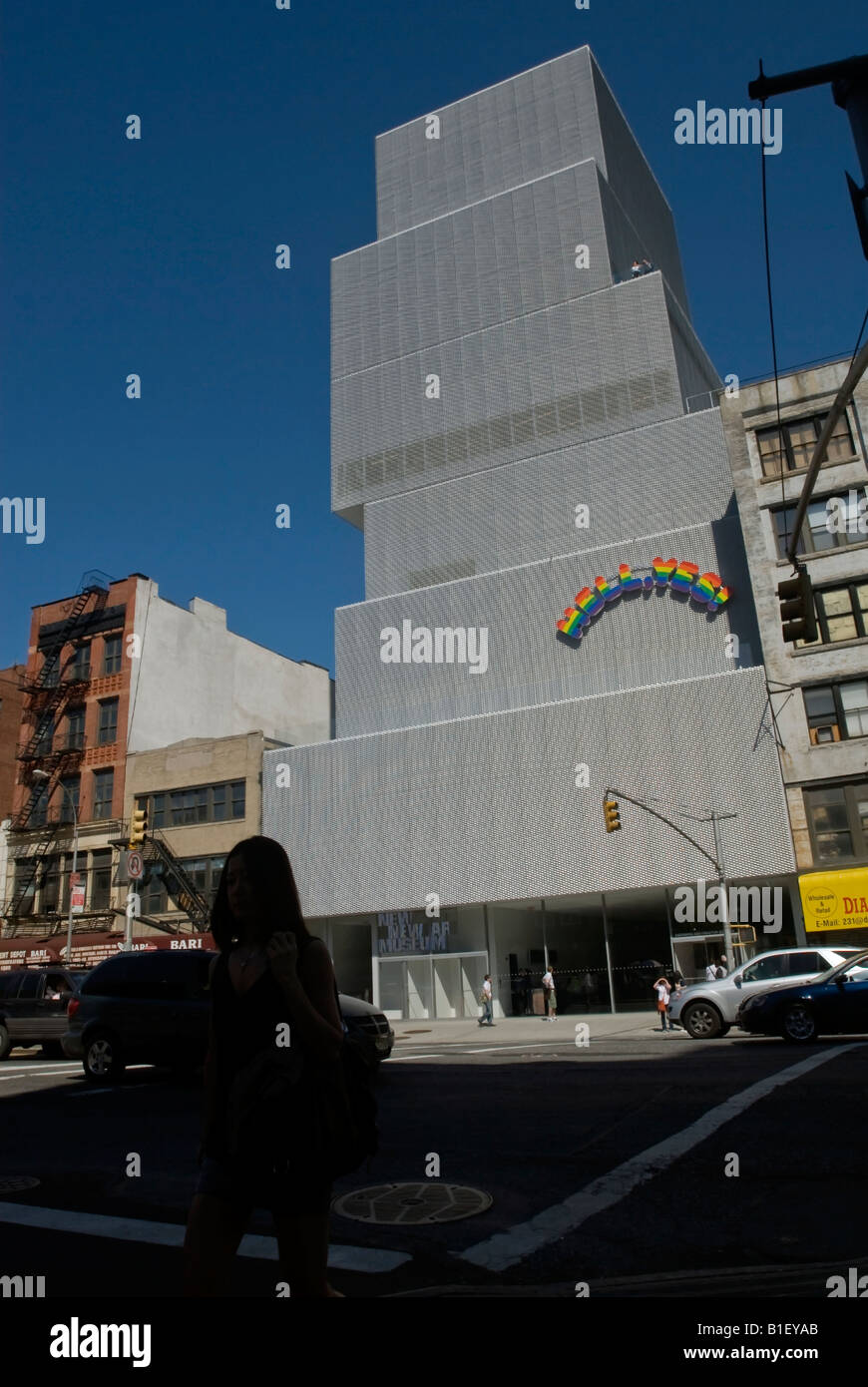 Le nouveau musée d'art contemporain sur le Bowery à New York Banque D'Images