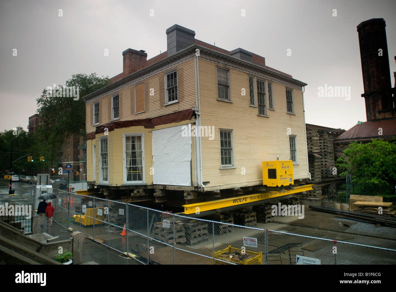 Hamilton Grange National Memorial sur Convent Avenue à Harlem Banque D'Images