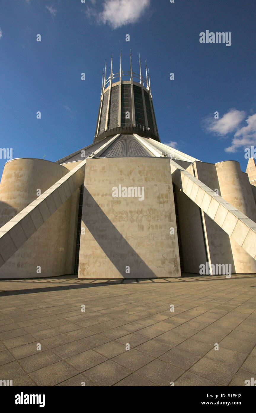 La cathédrale anglicane de Liverpool, capitale de la culture 2008 Banque D'Images