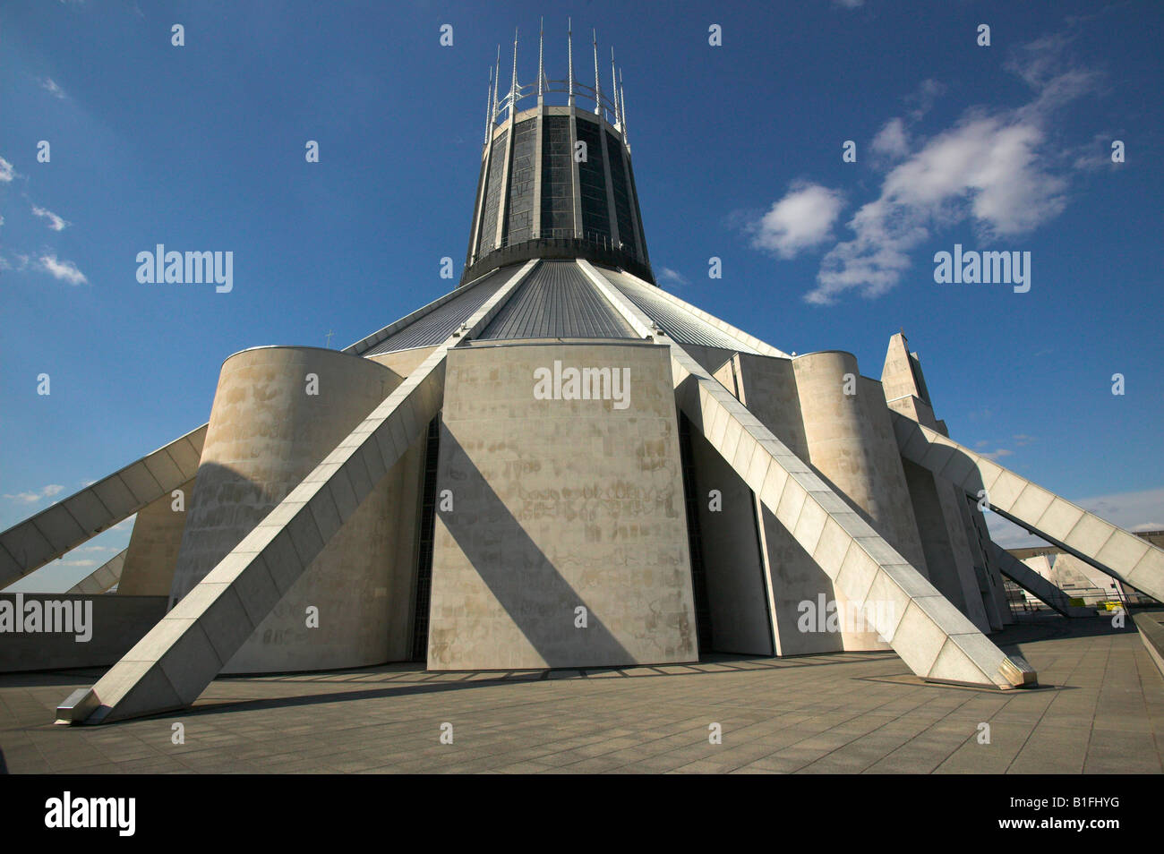 La cathédrale anglicane de Liverpool, capitale de la culture 2008 Banque D'Images