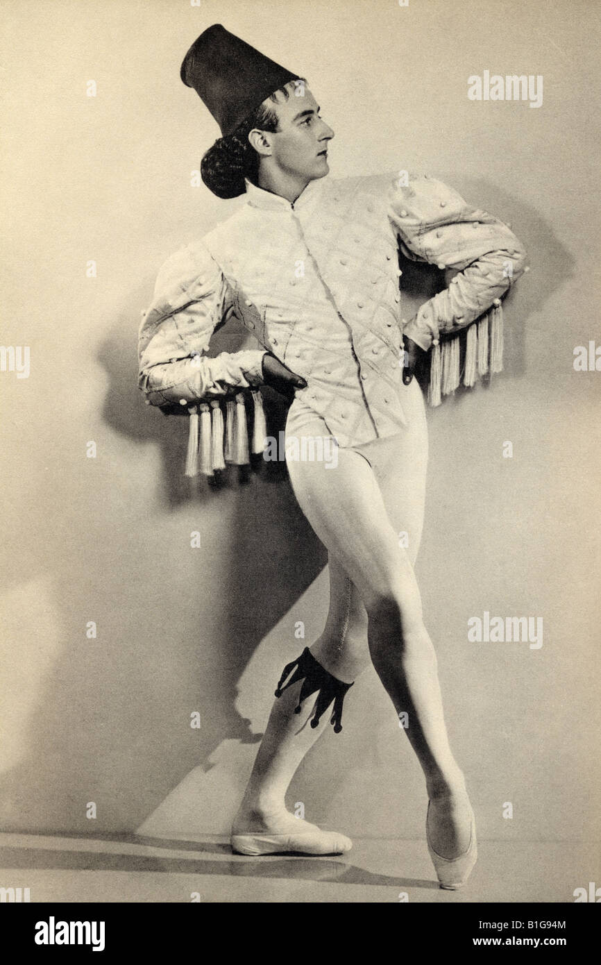 Sir Anton Dolin, nom de scène de Sydney Francis Patrick Healey Kay, 1904 - 1983. Danseuse et chorégraphe anglaise. Banque D'Images