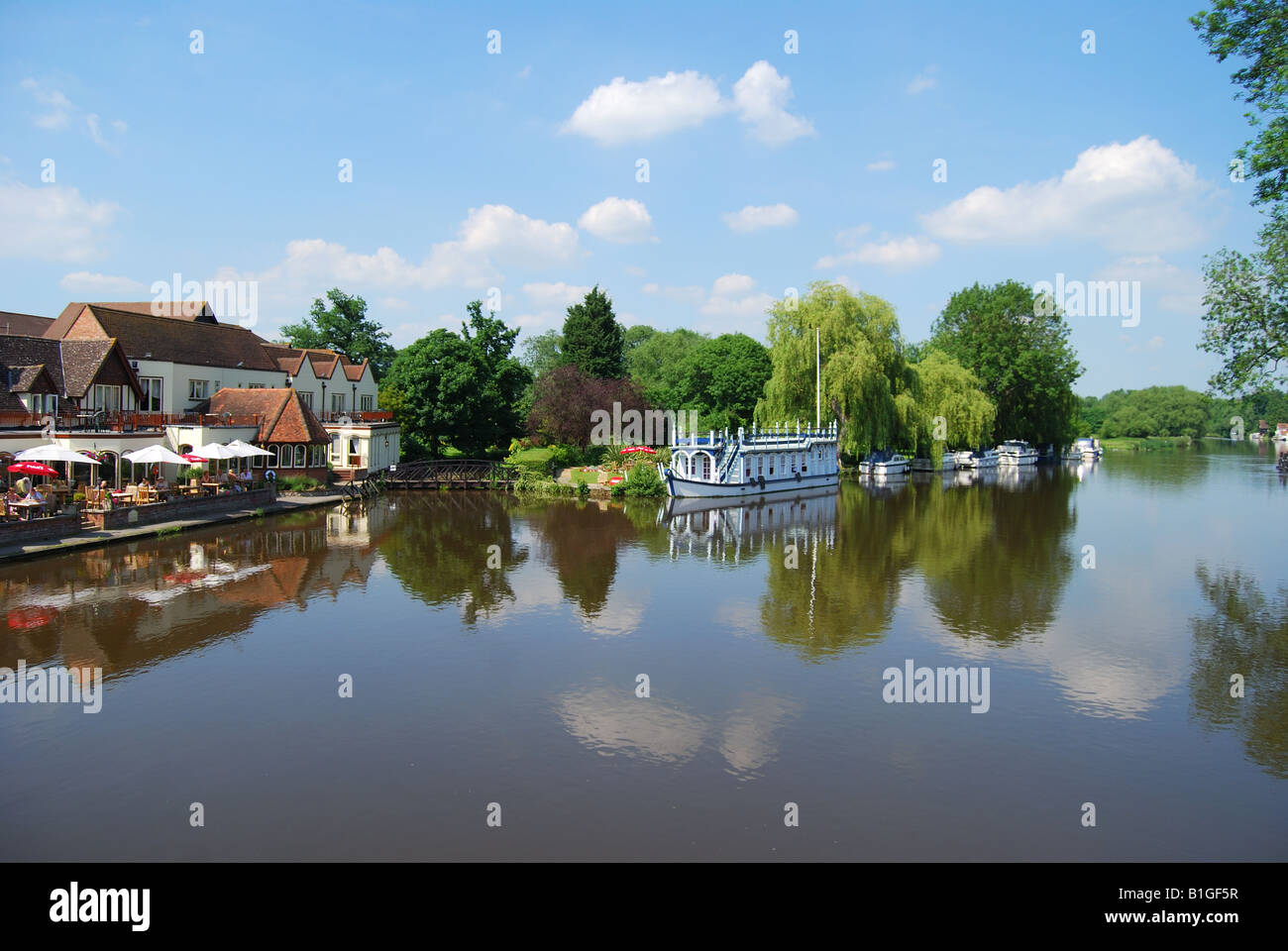 Le Swan at Streatley, Streatley, Berkshire, Angleterre, Royaume-Uni Banque D'Images