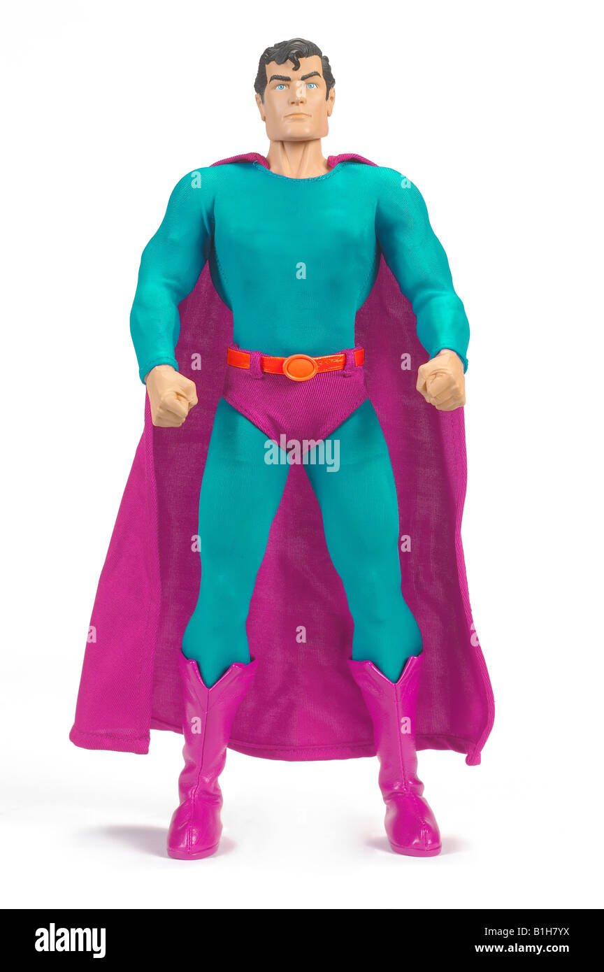 Super Héros Doll Toy Banque D'Images