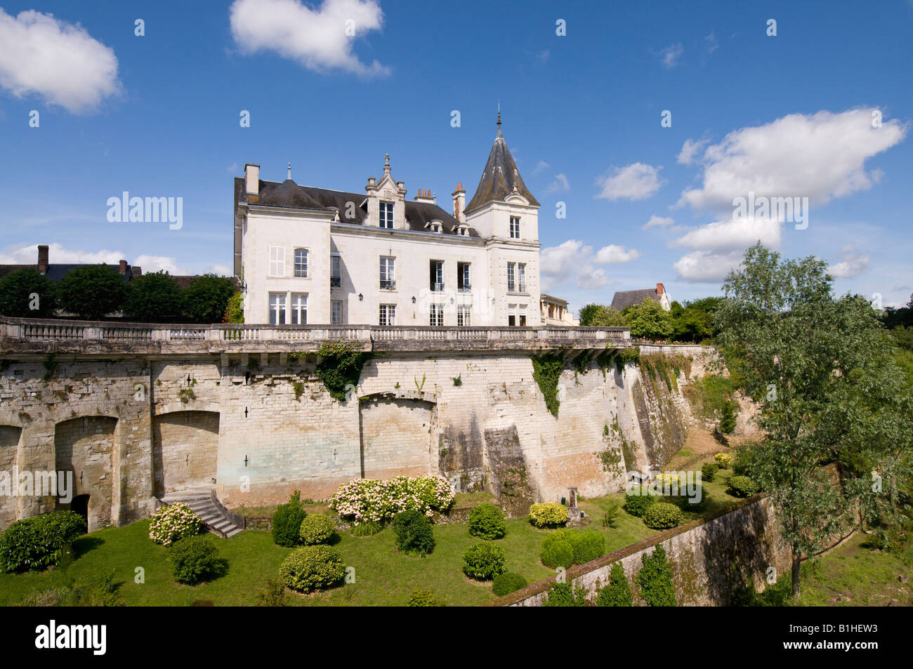 Le Castel, La Roche-Posay, Vienne, France. Banque D'Images