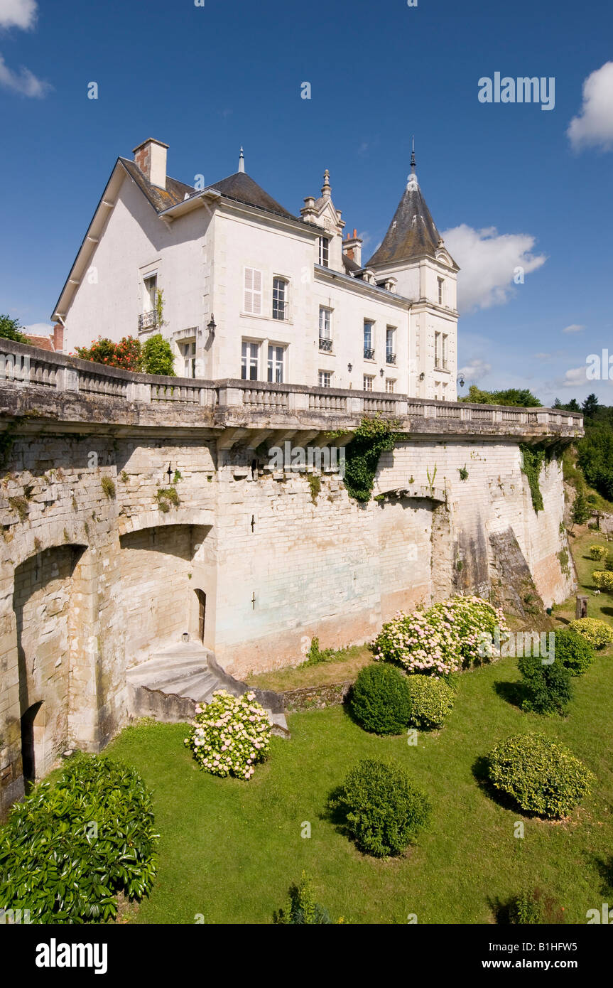 Le Castel, La Roche-Posay, Vienne, France. Banque D'Images