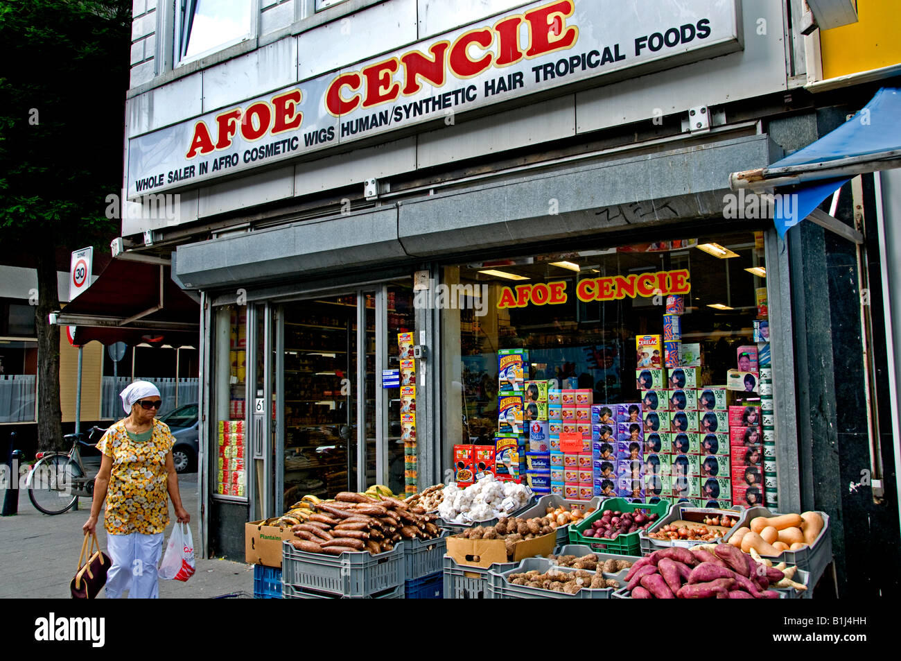 L'Middellandstraat Rotterdam Pays-Bas Hollande Banque D'Images