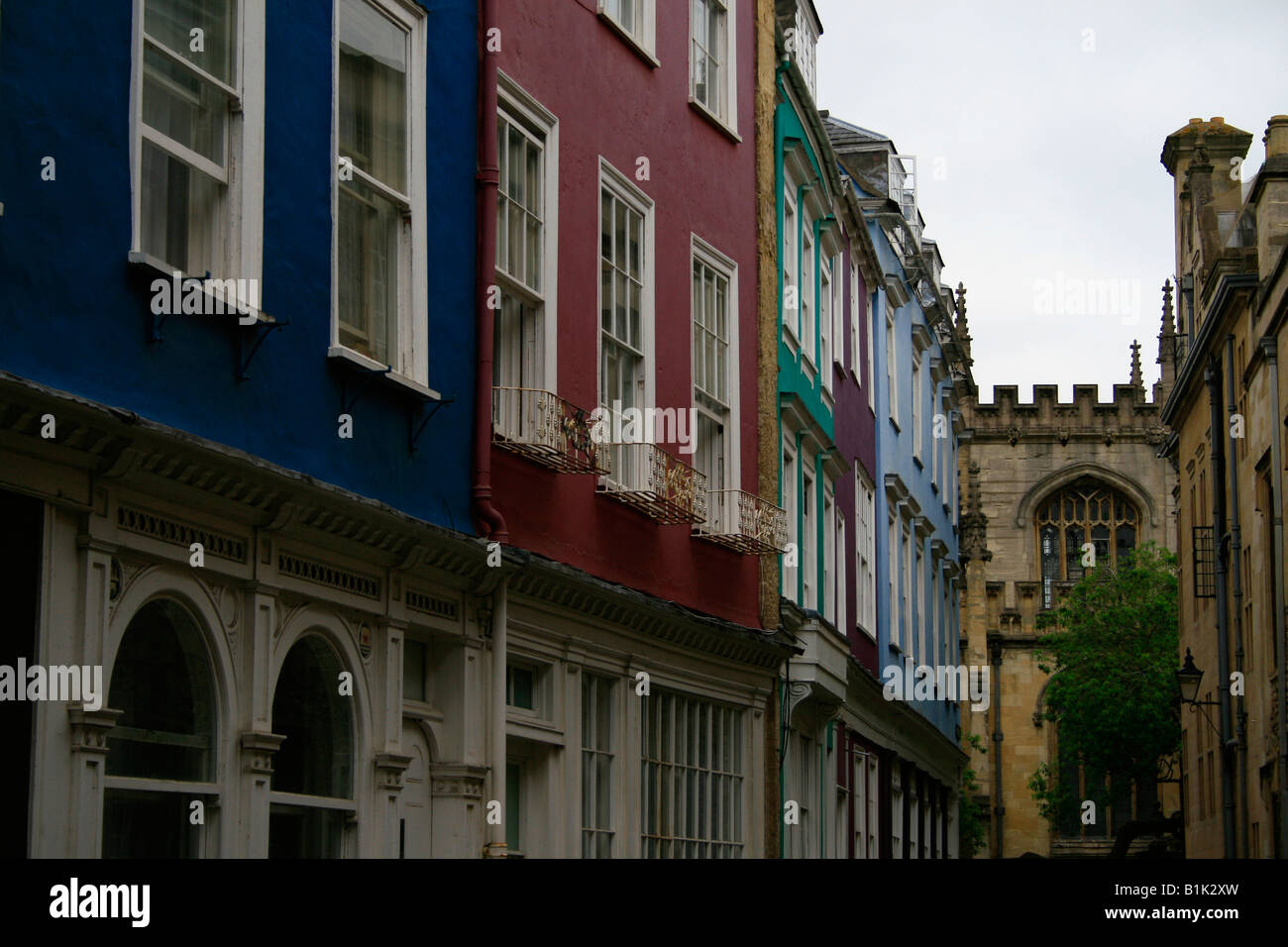 Oriel Street, Oxford Banque D'Images