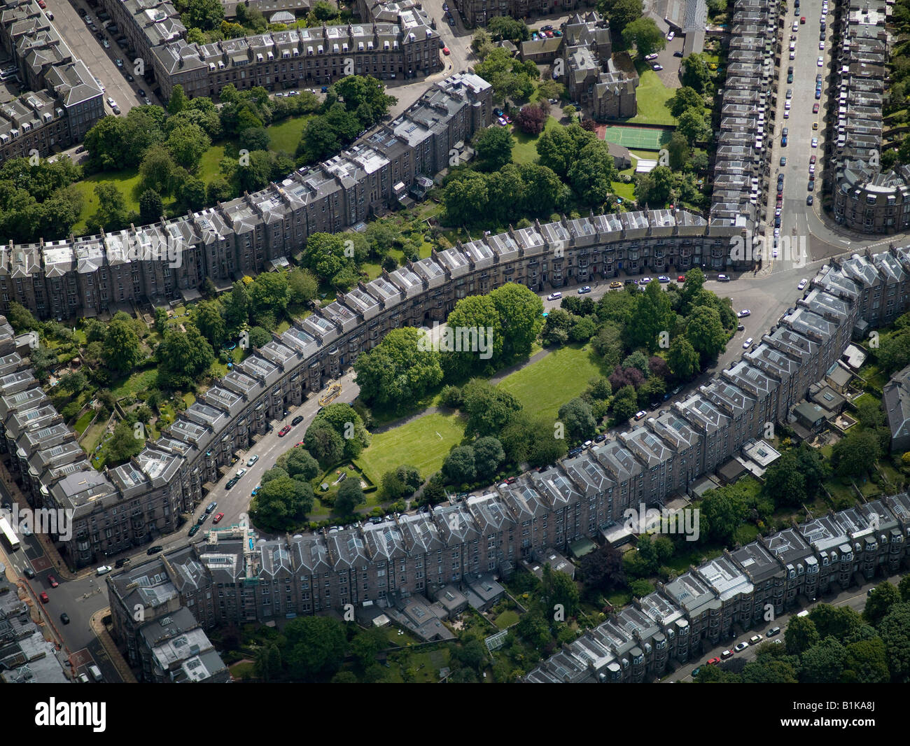 Terrasses géorgiennes distinctif, la nouvelle ville d'Édimbourg, Edinburgh, Ecosse Banque D'Images