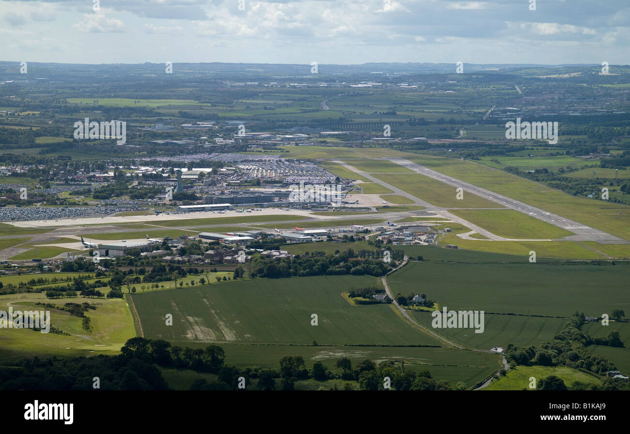L'aéroport d'Édimbourg, les pilotes Eye View, Édimbourg, Écosse Banque D'Images