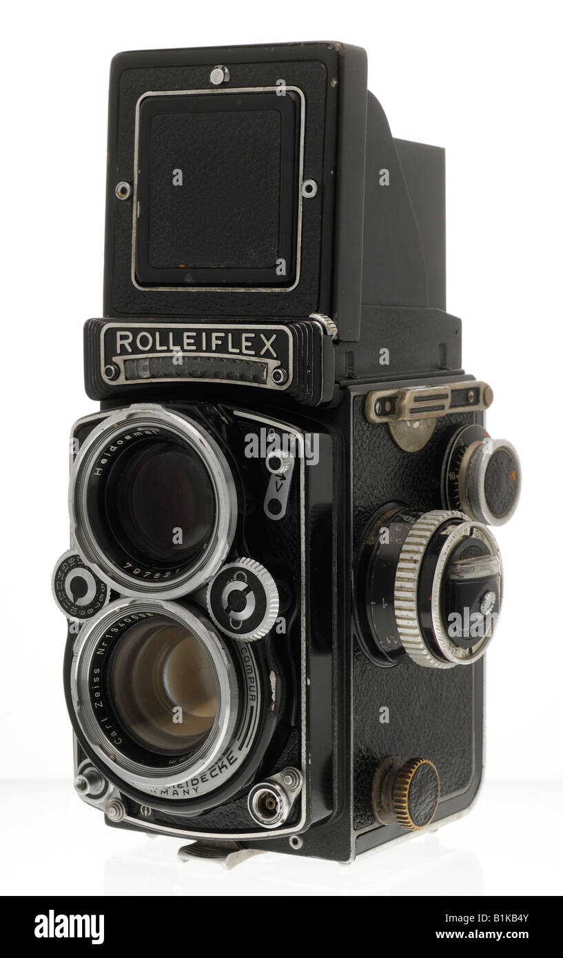 Objectif Rolleiflex Rolleiflex camera Banque de photographies et d’images à haute ...