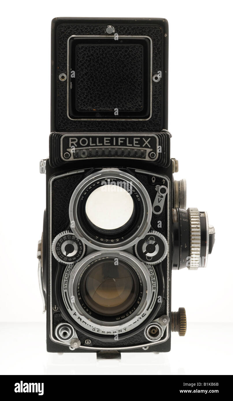 Objectif Rolleiflex Rolleiflex twin lens reflex Banque de photographies et d’images à haute ...