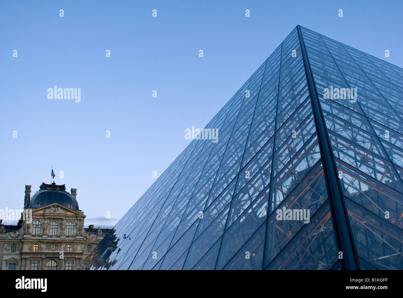 Musée du Louvre à Paris France Banque D'Images