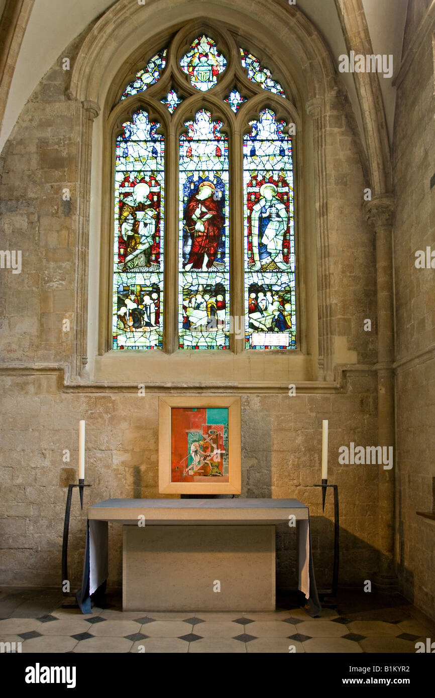 La peinture de Graham Sutherland 'Noli Me Tangere' (Touch Me Not) dans la Chapelle de St Mary Magdalene, Chichester Cathedral, Royaume-Uni Banque D'Images