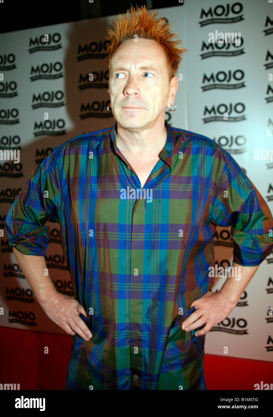 John Lydon au Mojo Awards, Londres Banque D'Images