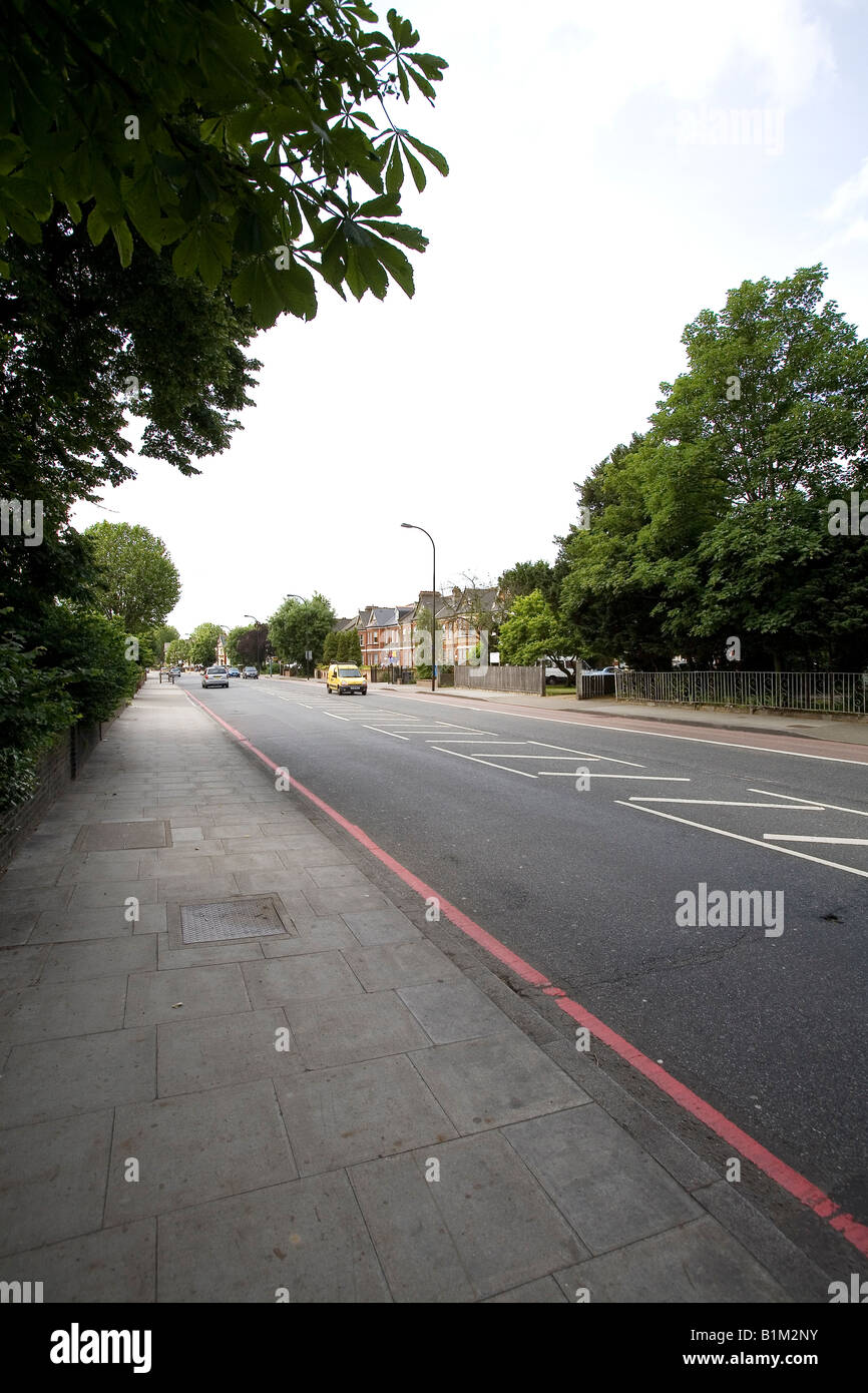 Bromley Road près de Catford dans le sud-est de Londres. Banque D'Images