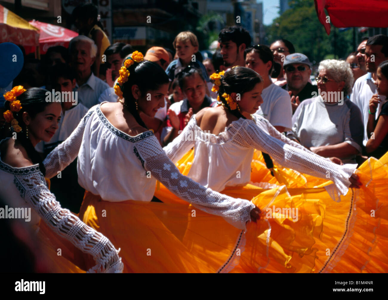 Carnaval à Asuncion, Paraguay. Banque D'Images