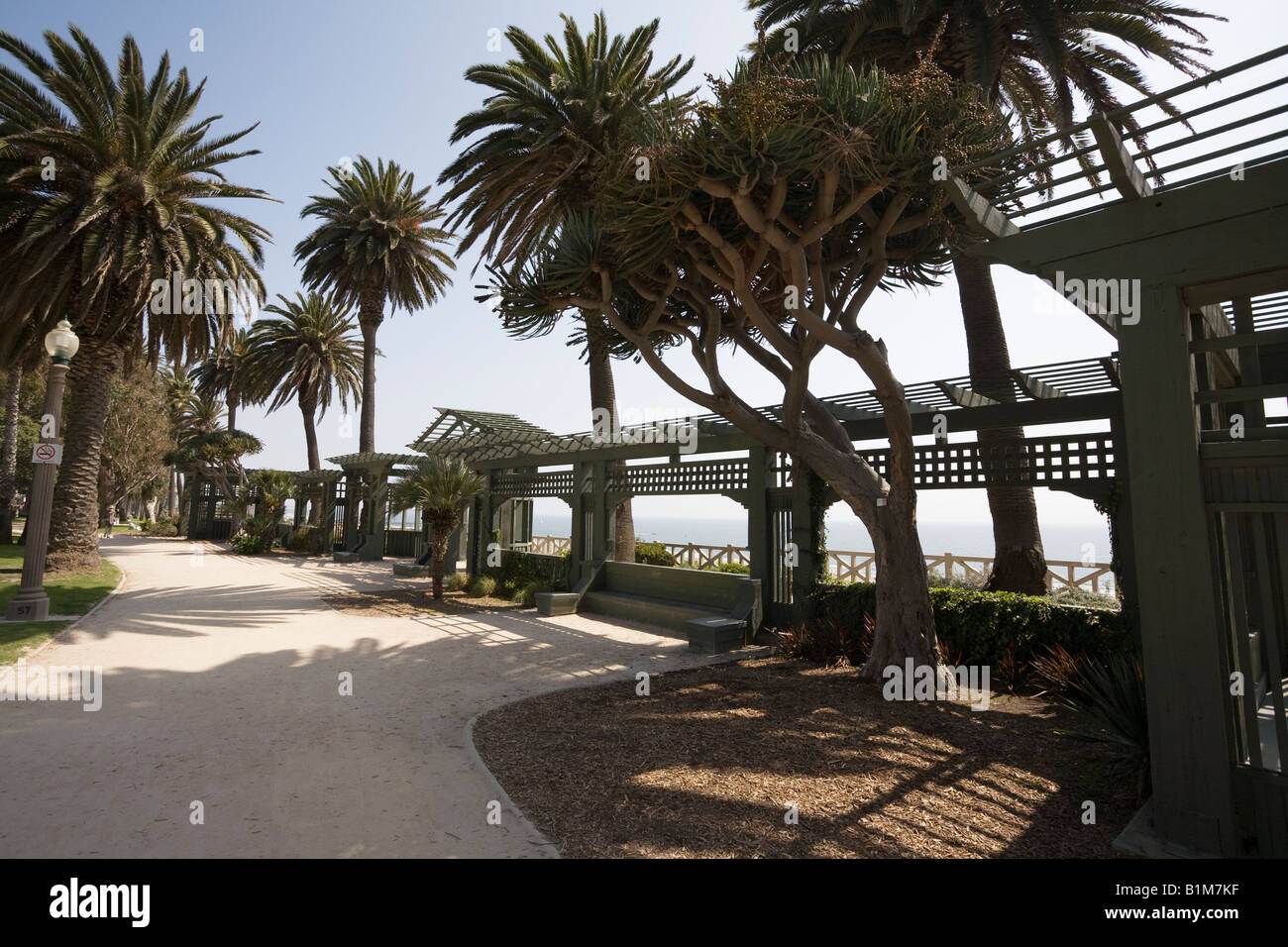 Palisades Park, Santa Monica en Californie. Banque D'Images