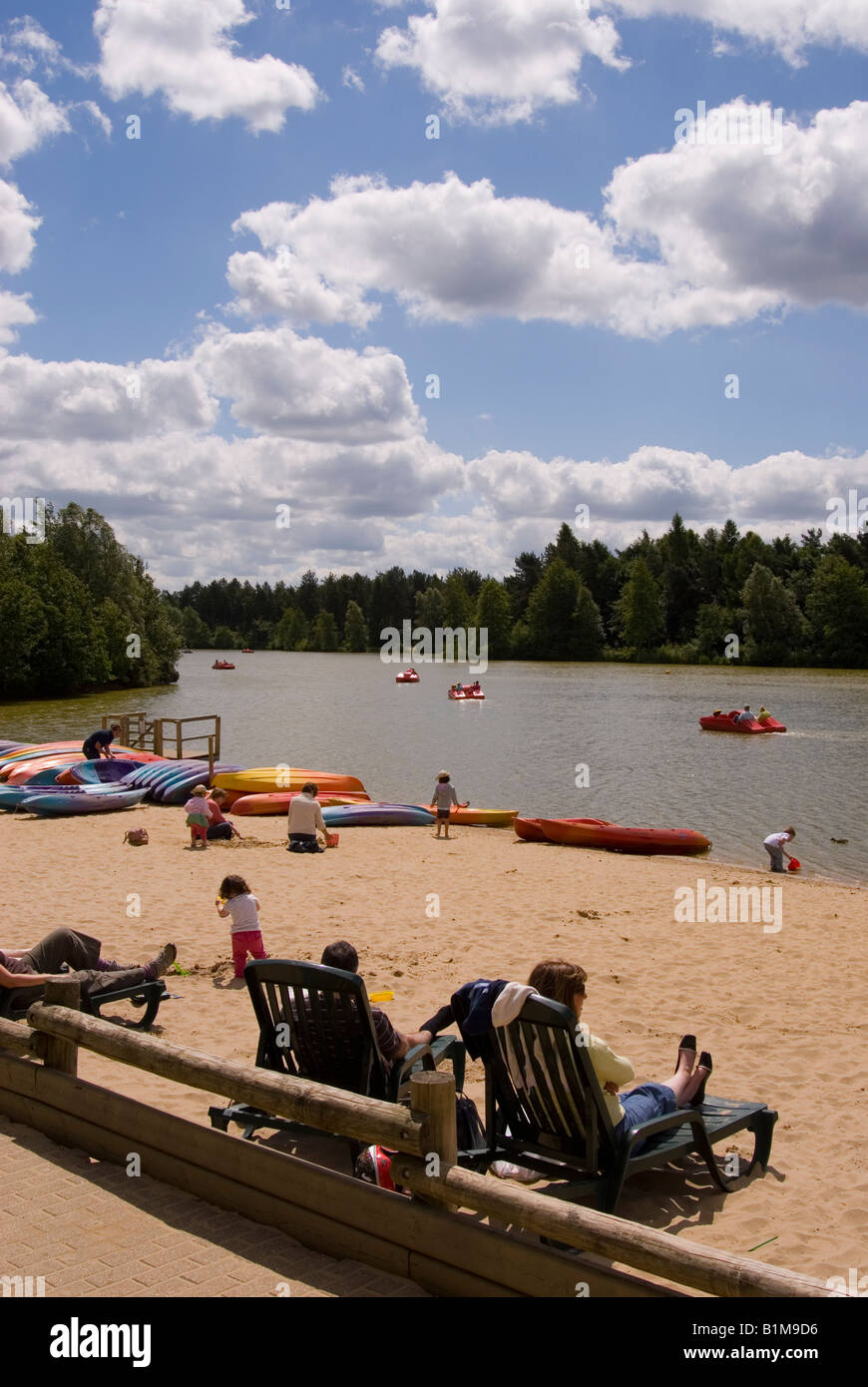 Les vacances à Center Parcs à Elveden près de Thetford,UK Banque D'Images