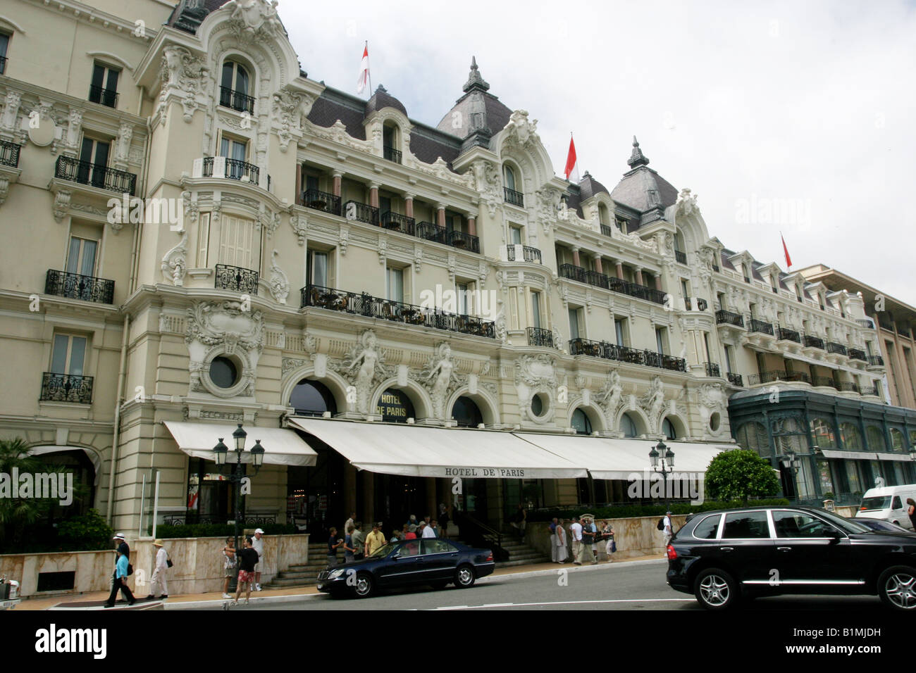 L'Hôtel de Paris Monaco Banque D'Images