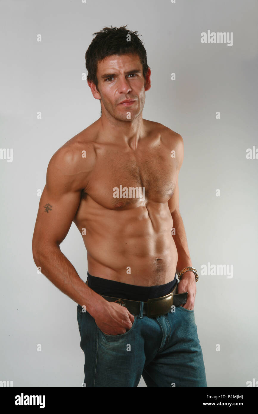 Male bodybuilder Banque D'Images