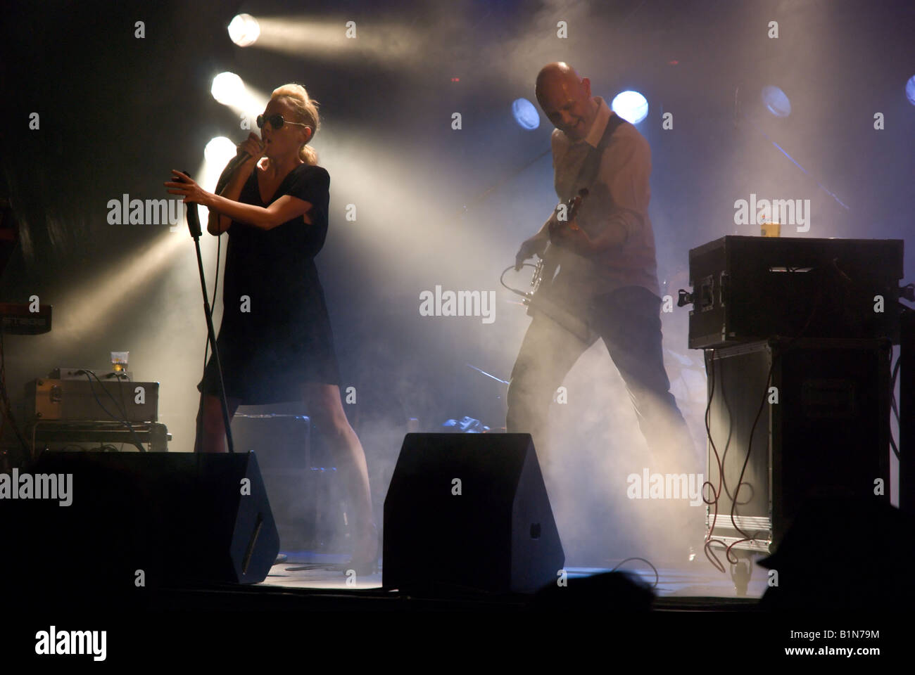 Fidji Glamrock bande ; Suisse Banque D'Images