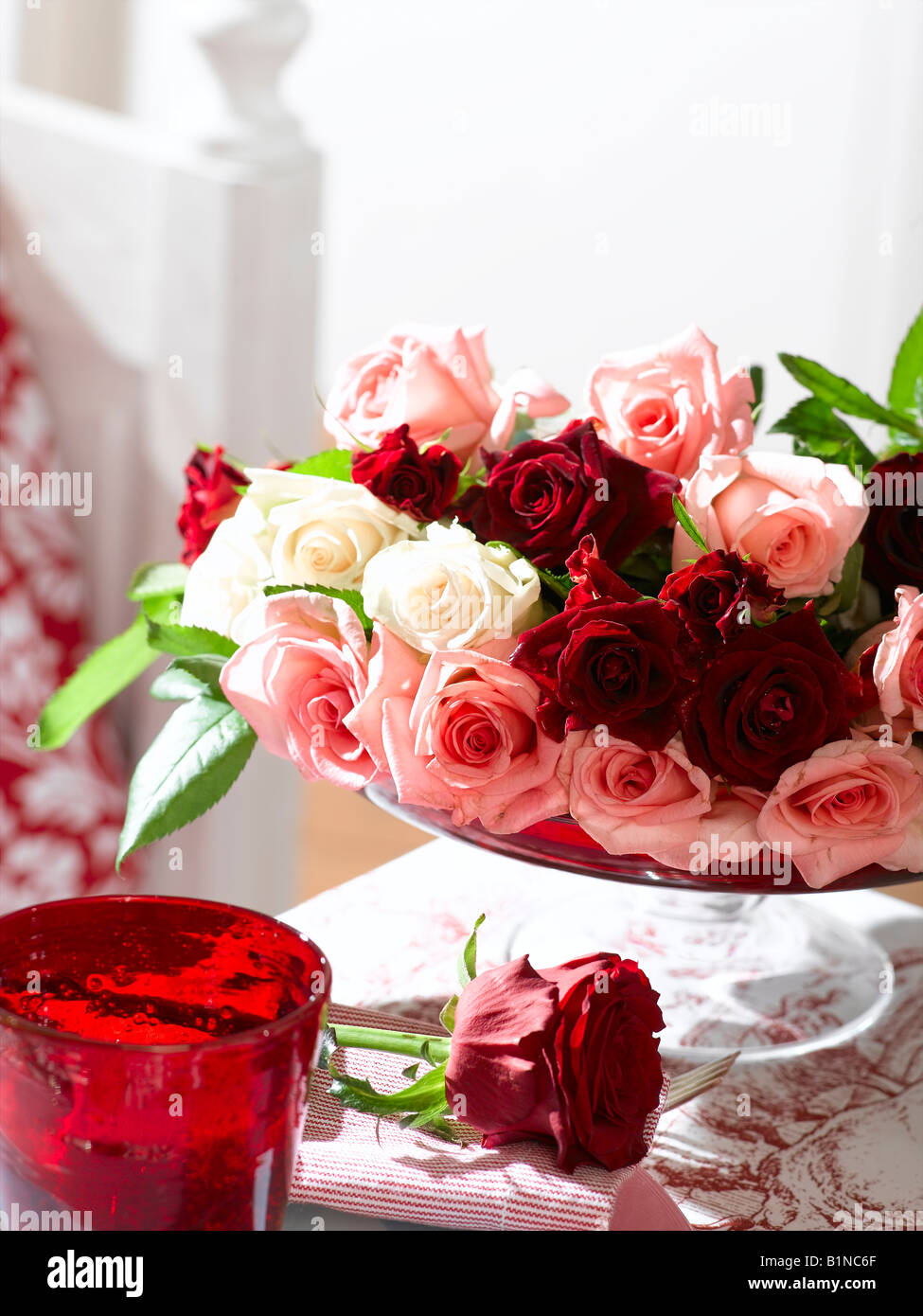 Arrangement de Rose Banque D'Images