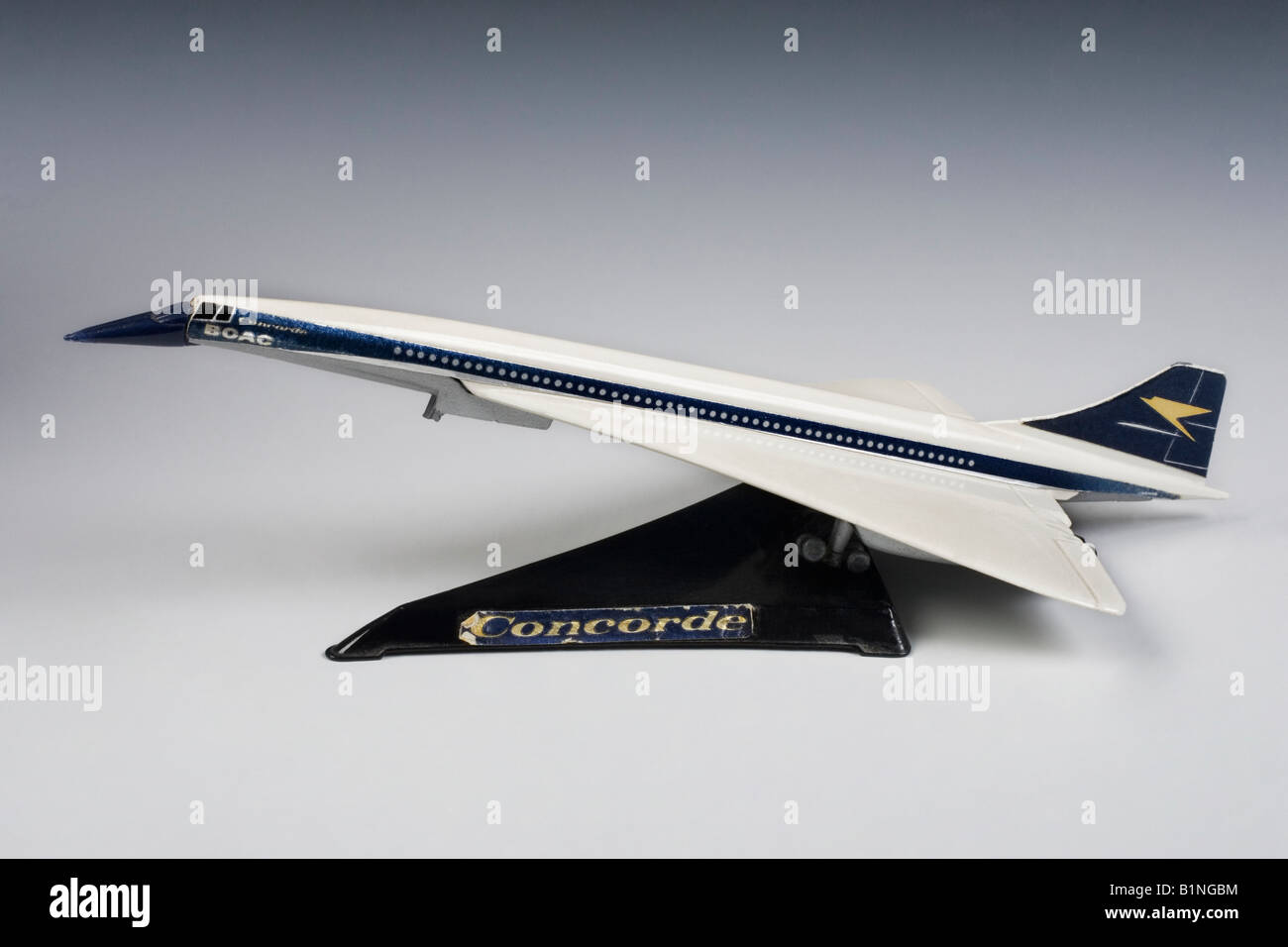 1969 numéro de modèle Concorde Corgi 650 dans B.O.A.C. Livery Banque D'Images