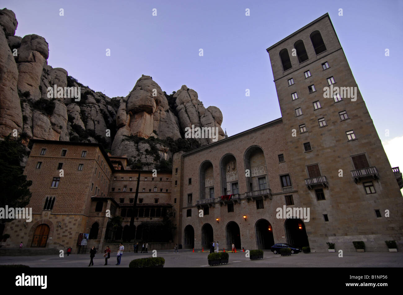 Le monastère de Montserrat, Catalan, Espagne Banque D'Images