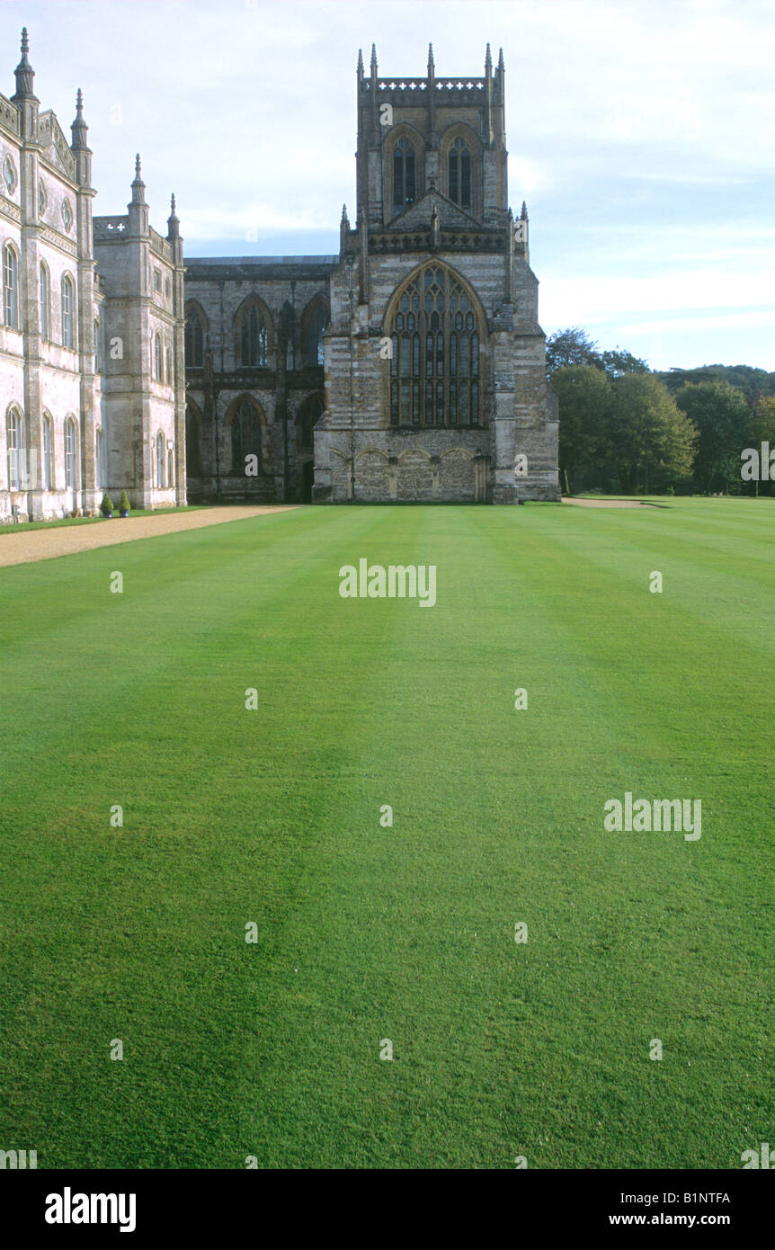 Abbaye de Milton, dans le Dorset. Banque D'Images