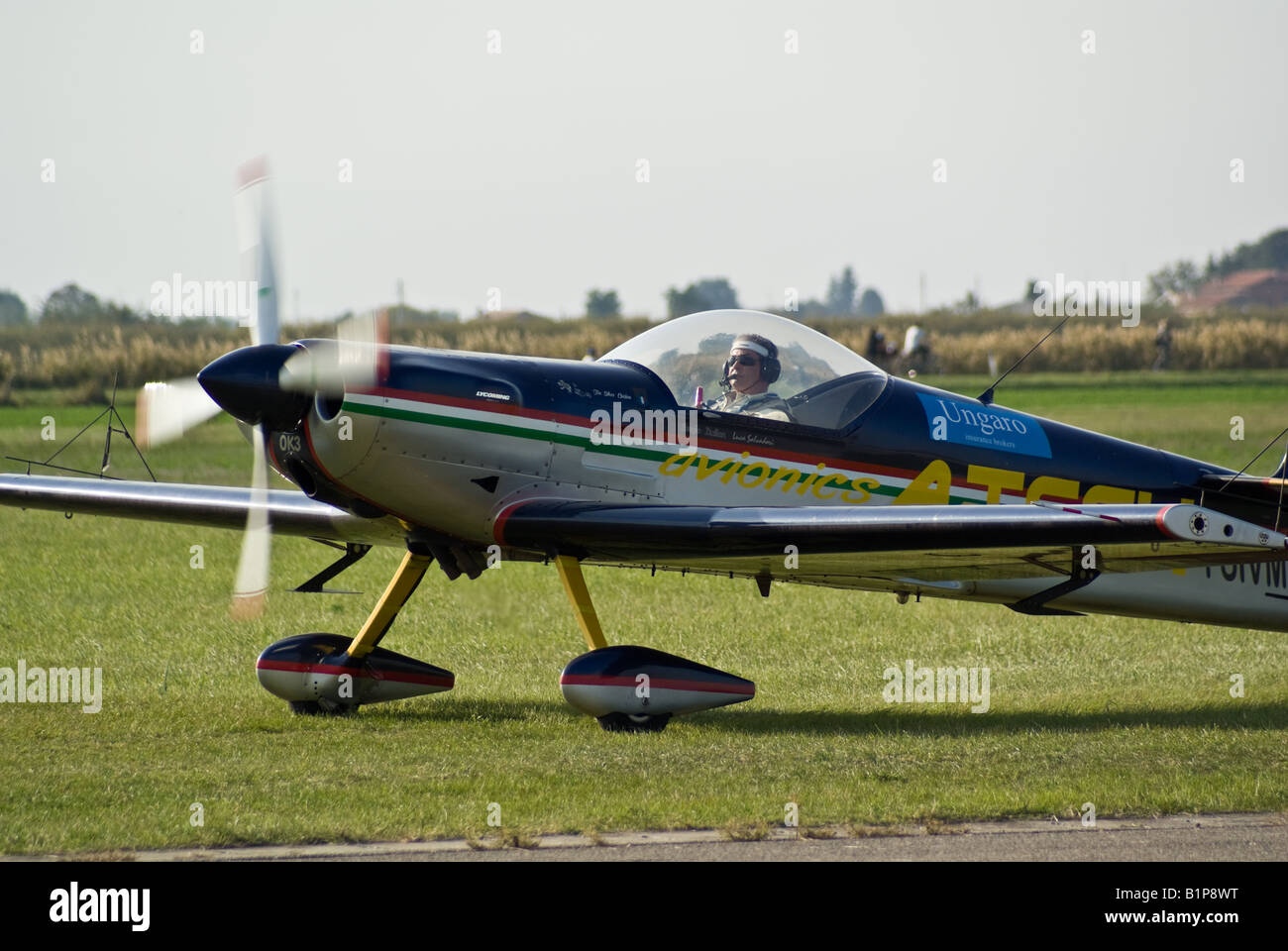 Fly Fest 2007 - CAP-21DS - Luca Salvadori, Aeroporto La Spreta, Ravenne, Émilie-Romagne, Italie. Banque D'Images