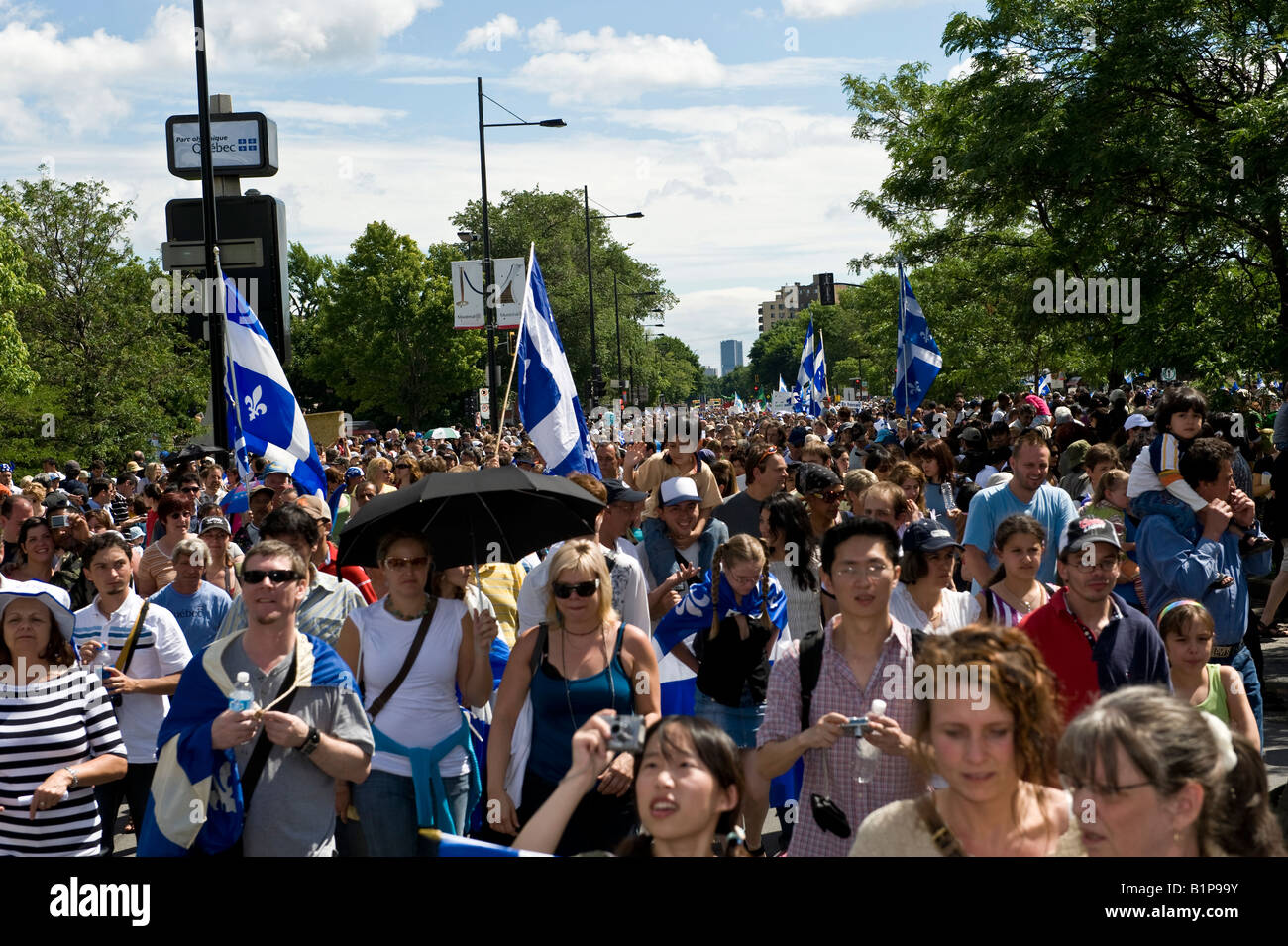 Parade de la Fête nationale Banque D'Images