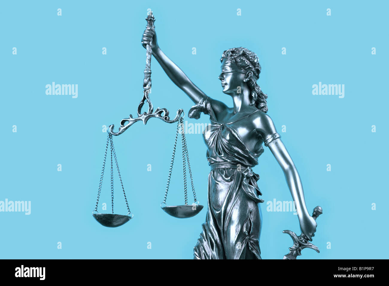 La justice Justitia Banque D'Images