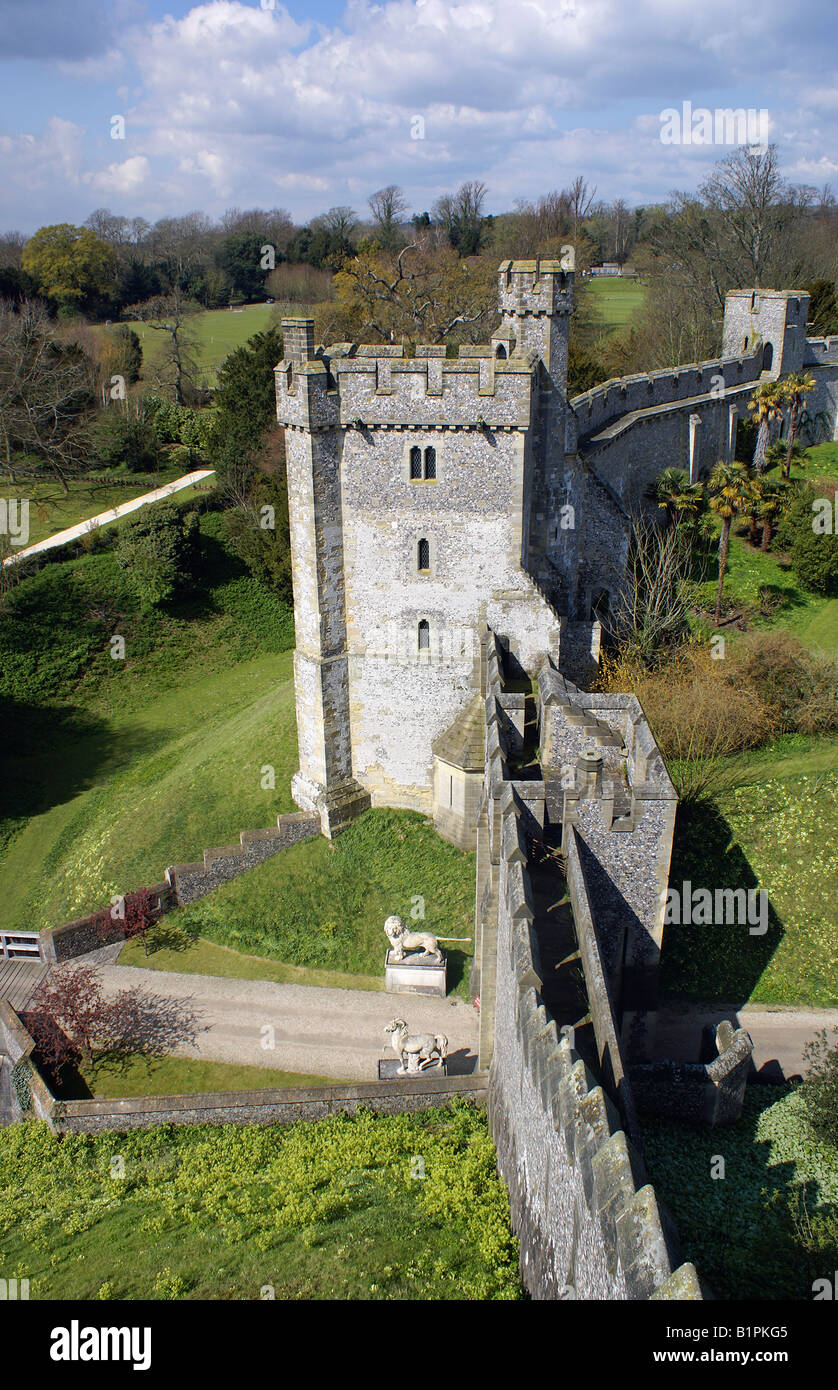 Arundel Castle dans le West Sussex Banque D'Images