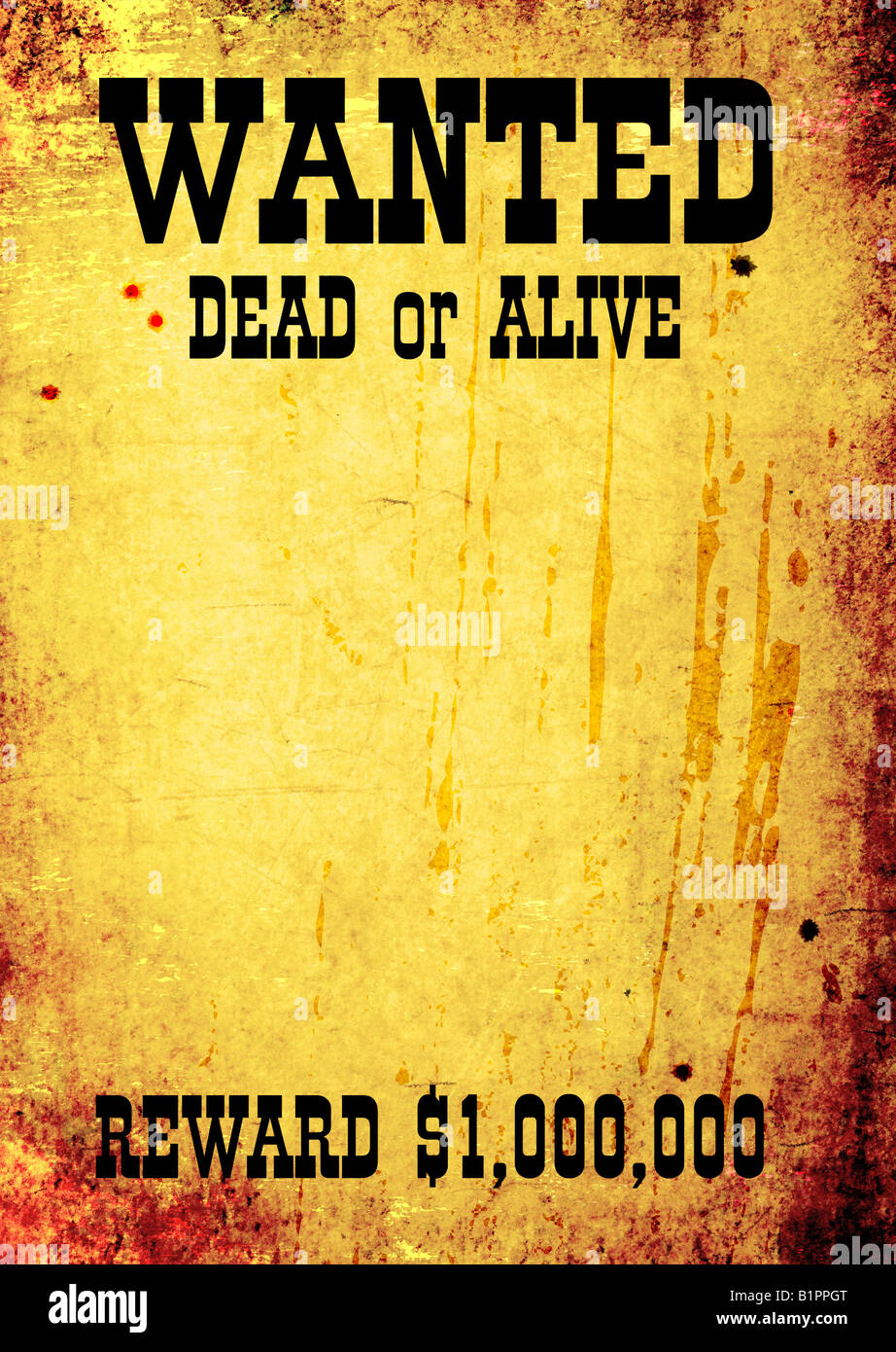 'Rétro' voulait poster dans le style Far West. Il suffit de mettre votre photo. Banque D'Images