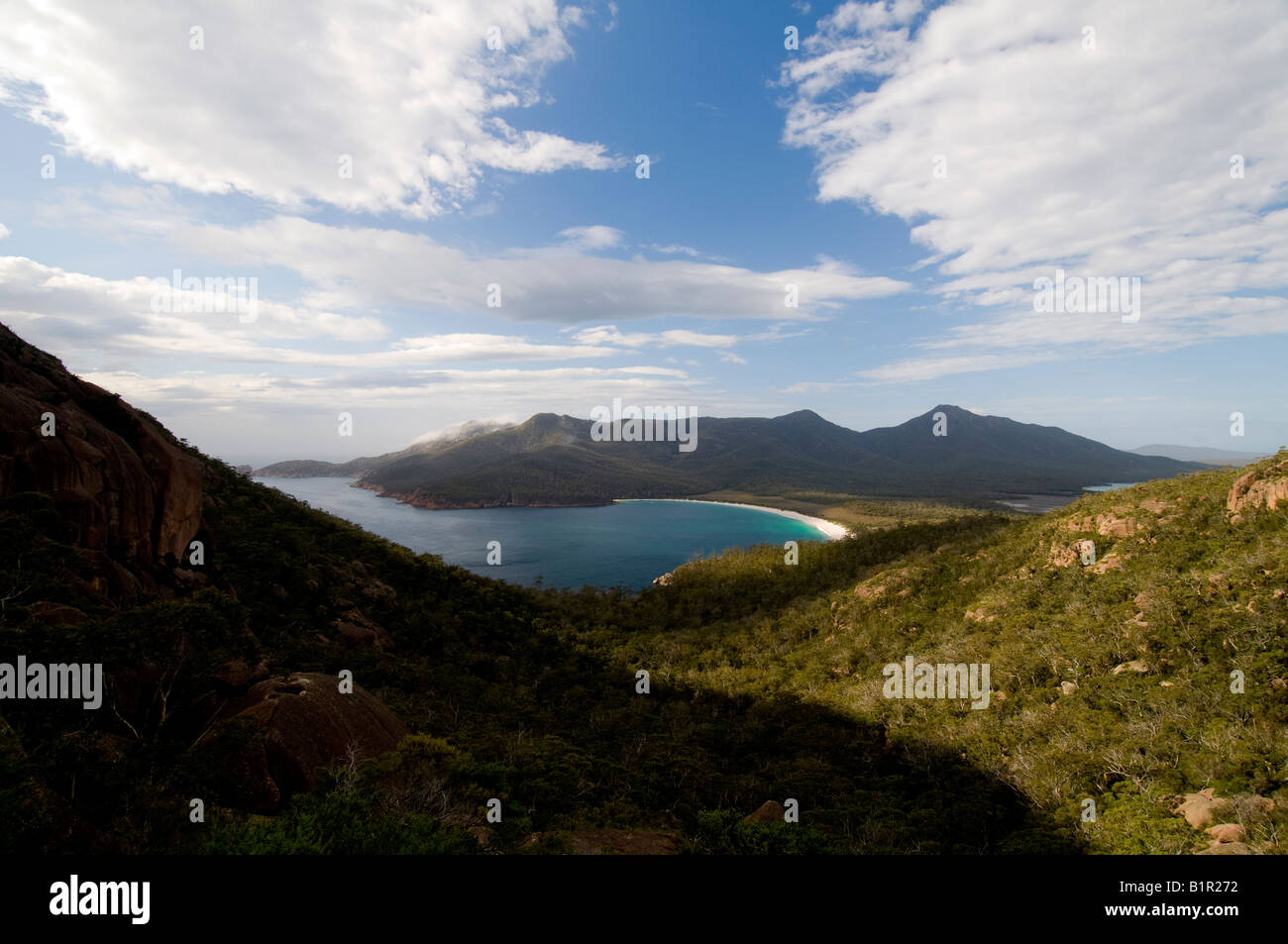 Wineglass Bay Tasmania Banque D'Images