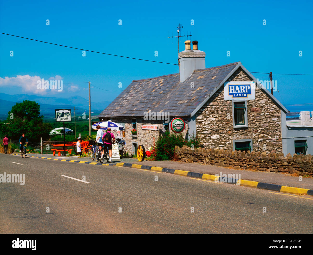 Péninsule de Dingle, Co Kerry, Irlande, la Taverne de fer Banque D'Images