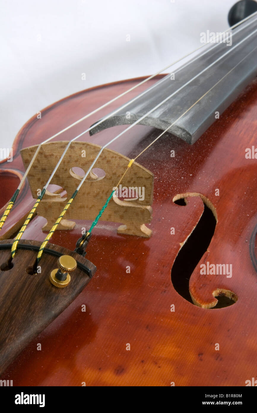 Le violon avec finition antique Banque D'Images