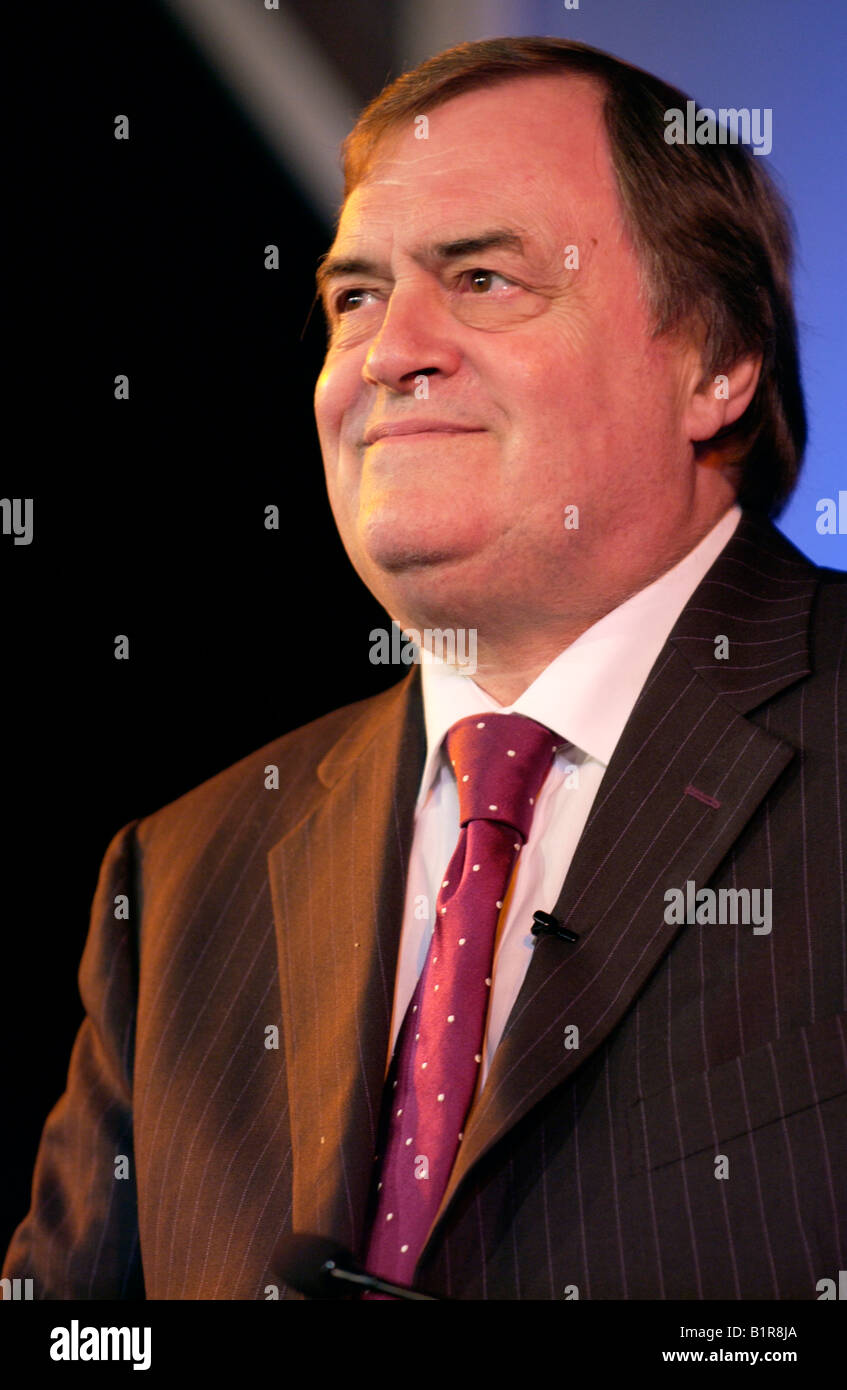 John Prescott parlant de sa vie et la politique au Hay Festival 2008 Hay-on-Wye Powys Pays de Galles UK Banque D'Images