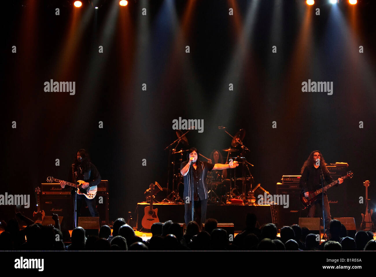 Chambre des Lords, Konzertfabrik z7 Concert Hall, Pratteln, Suisse, 23. de mars 2008, le chanteur James Christian, Jimmi Bel Banque D'Images