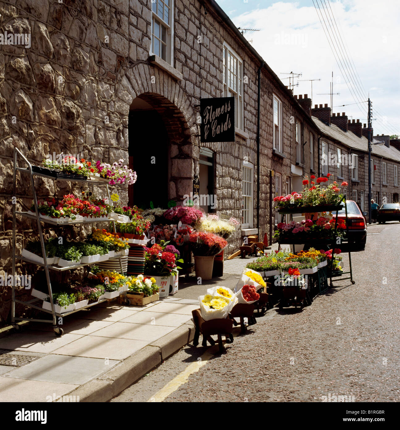 Armgh, Co Armagh, en Irlande du Nord, Dobbin Street Banque D'Images