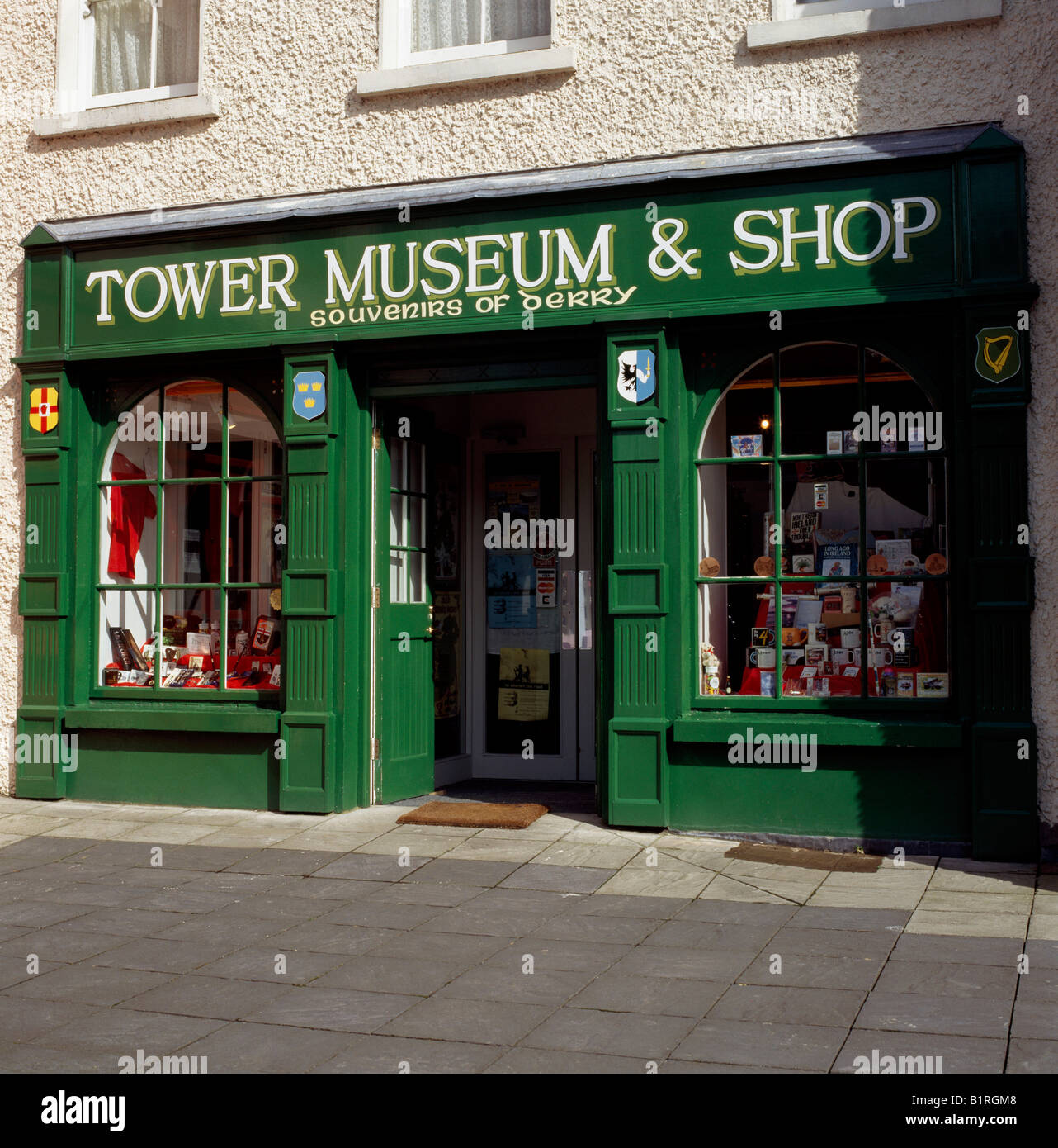 Village d'artisanat boutique, Derry City, Co Derry, Irlande Banque D'Images