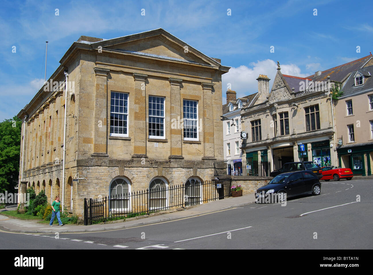 Mairie, High Street, Chipping Norton, Oxfordshire, Angleterre, Royaume-Uni Banque D'Images