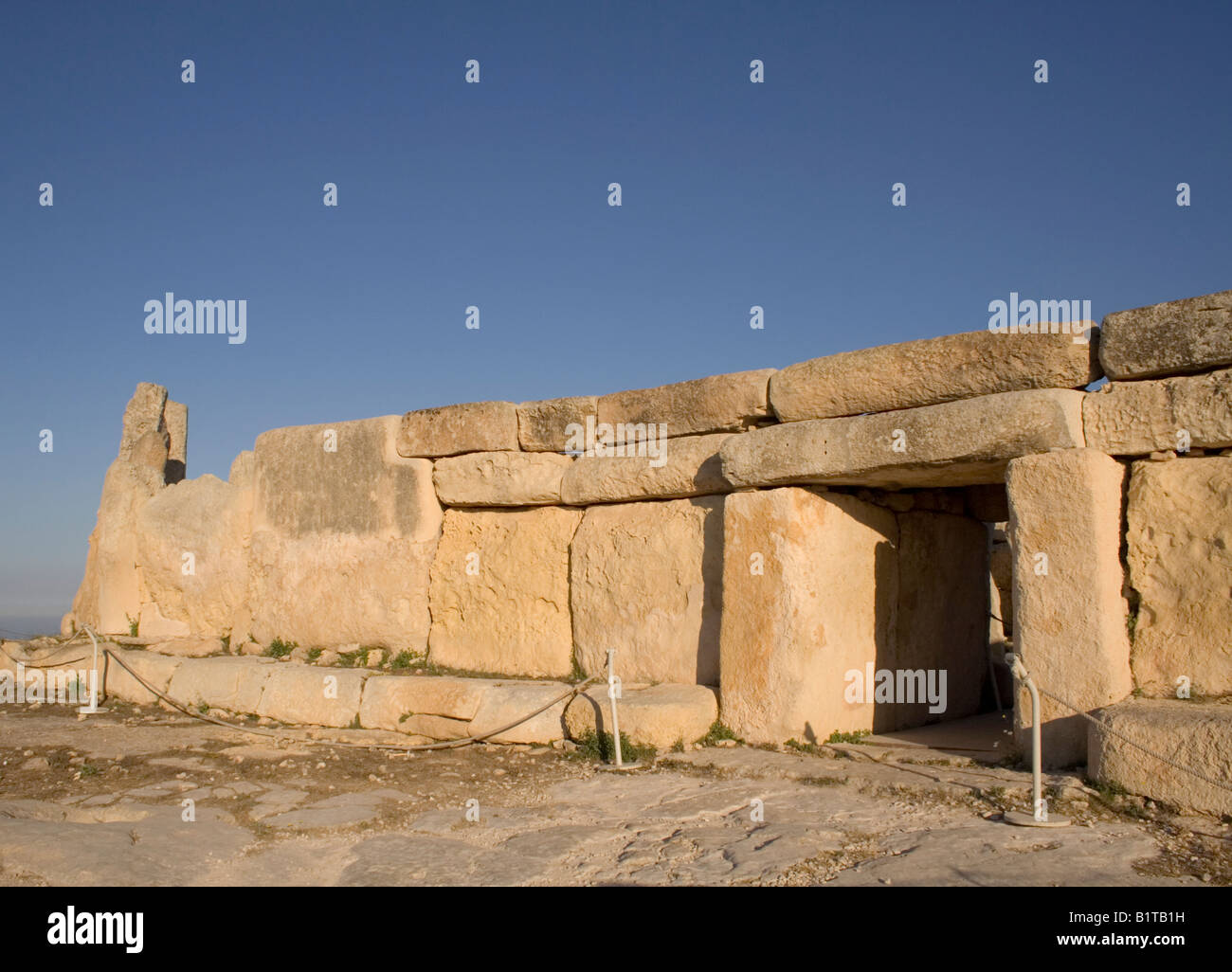 Hagar qim megalithic temples malta Banque de photographies et d’images à haute résolution Alamy