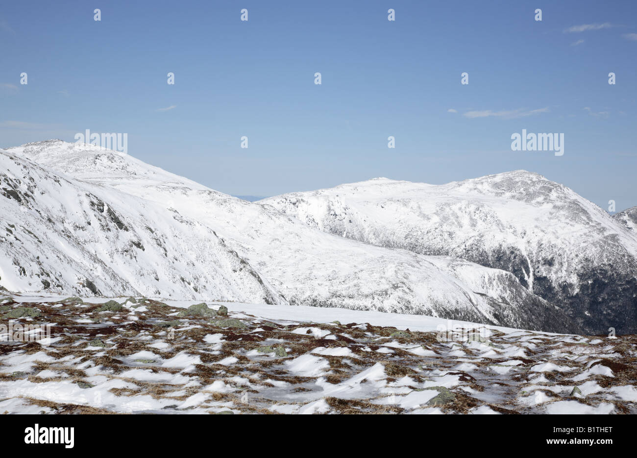 Sentier des Appalaches...Montagnes Blanches du New Hampshire, USA Banque D'Images