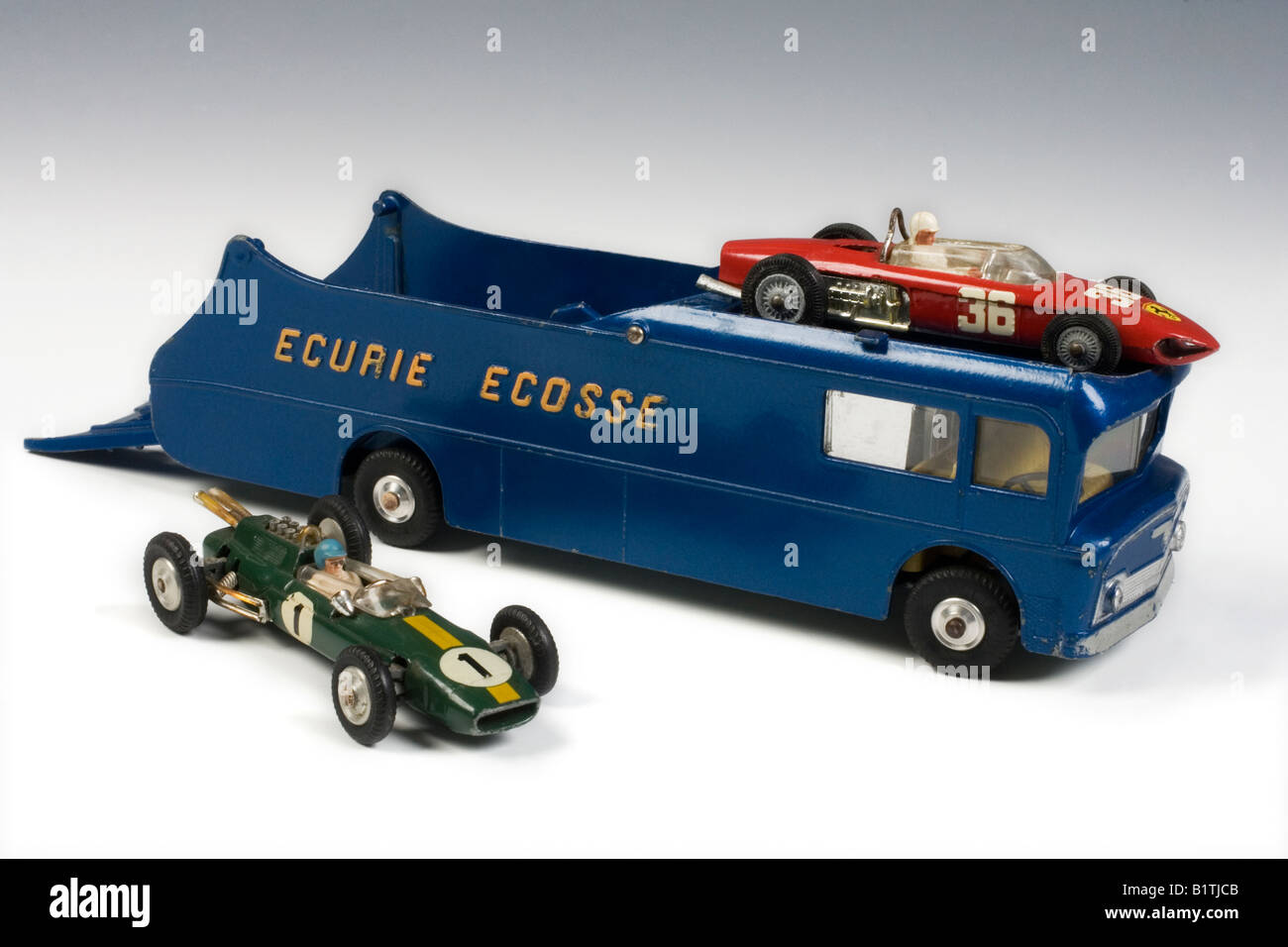 Ecurie Ecosse-autos de course et les voitures de course cadeau 16 par Corgi de 1961 Banque D'Images