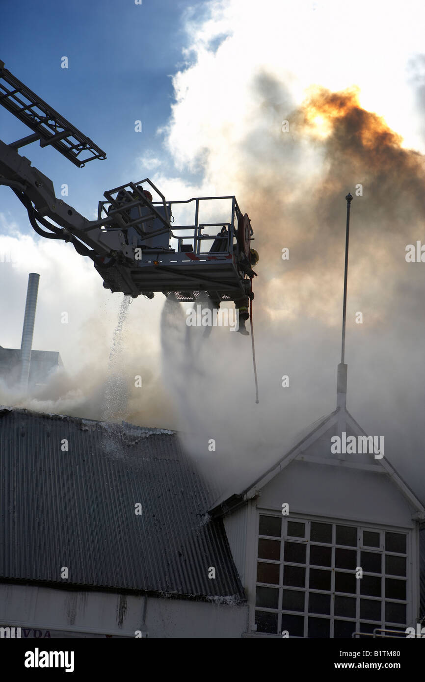 Les pompiers, Reykjavik Islande Banque D'Images