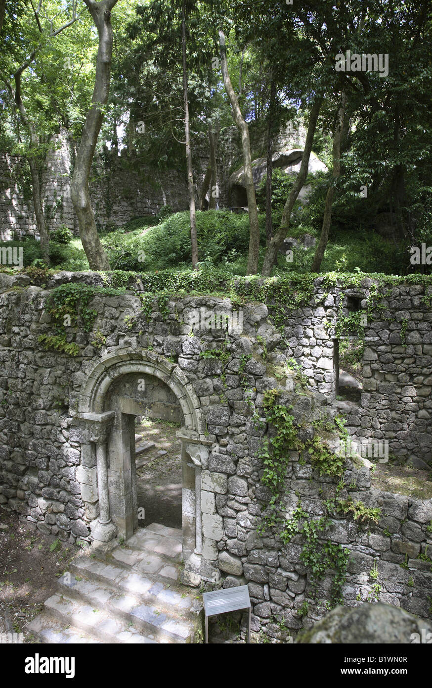 Castelo dos Mouros, Château de Sintra, Lisbonne, Portugal Banque D'Images