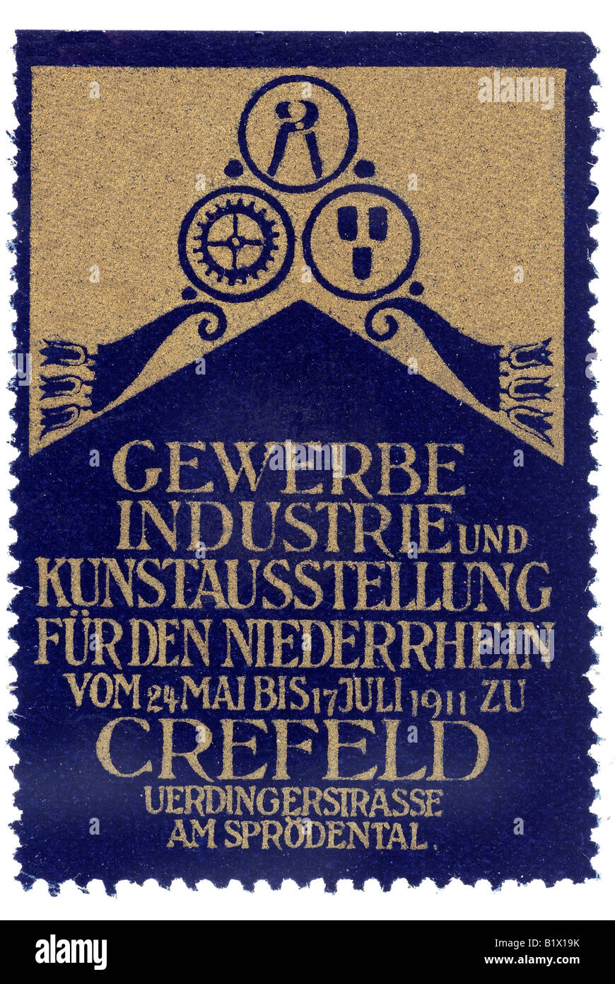 Industrie und Gewerbe Kunstausstellung für den Niederrhein, Creveld 1911 / Krefeld Banque D'Images