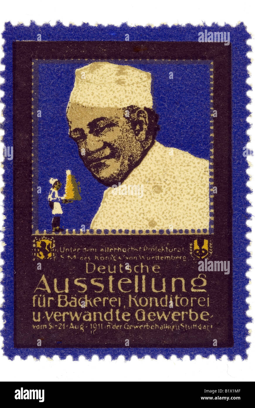 Deutsche Ausstellung für Bäckerei Konditorei und verwandte Gewerbe, Stuttgart 1911 Banque D'Images