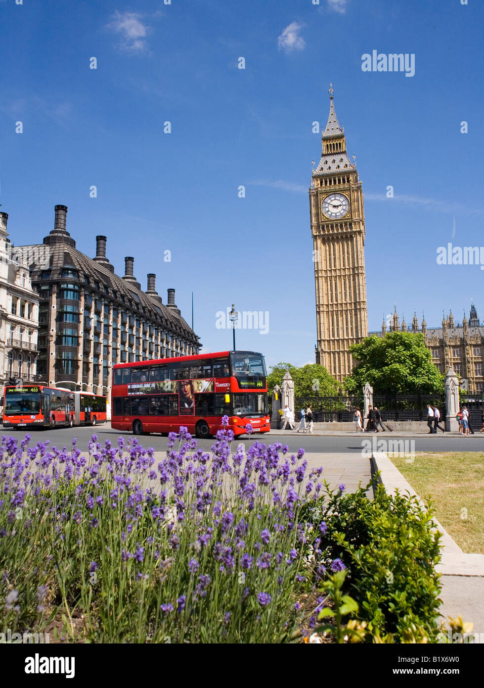 Big Ben à Westminster, Londres Banque D'Images